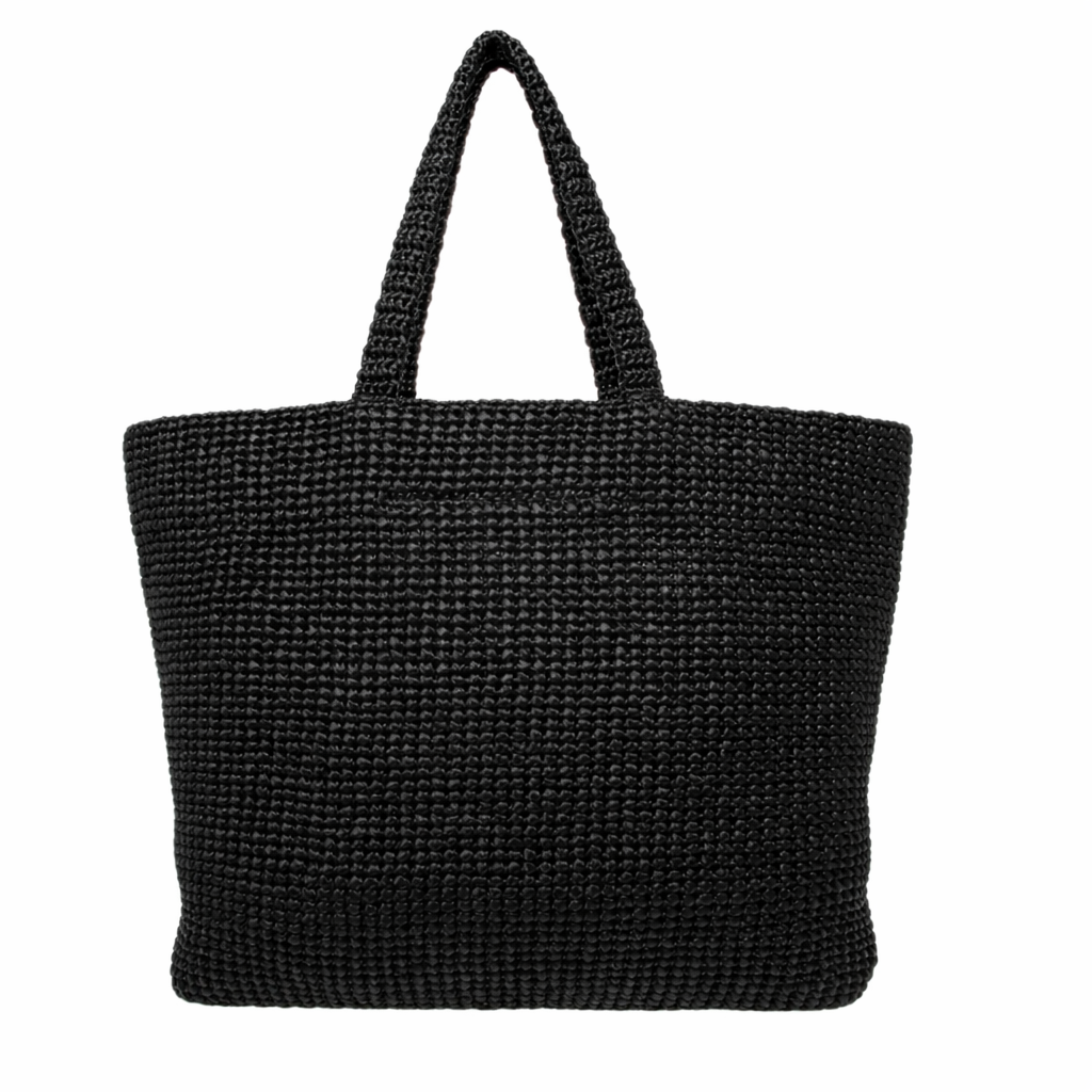 Prada Crochet Logo Tote Bag