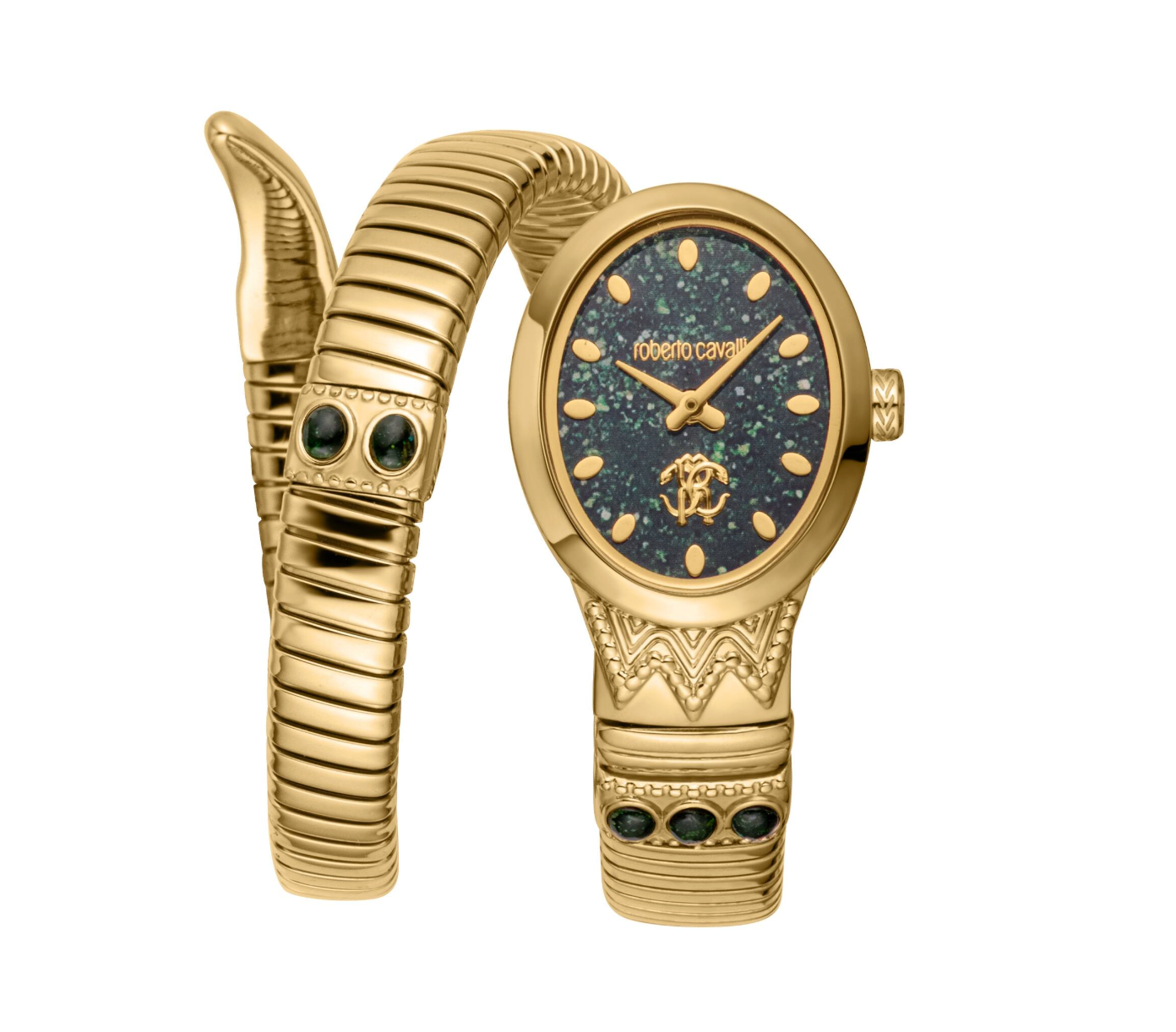 Roberto Cavalli Women RC5L104M0035 Quartz Watch - Gold-Tone