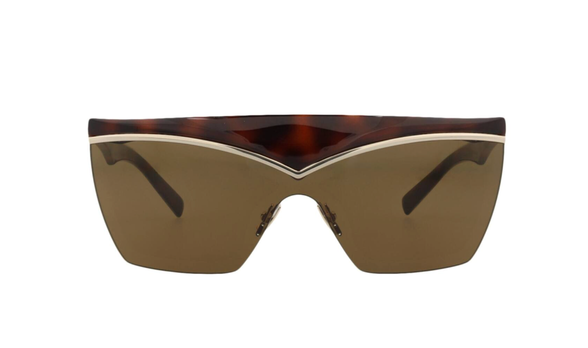 Saint Laurent Shield-Frame Injection Sunglasses