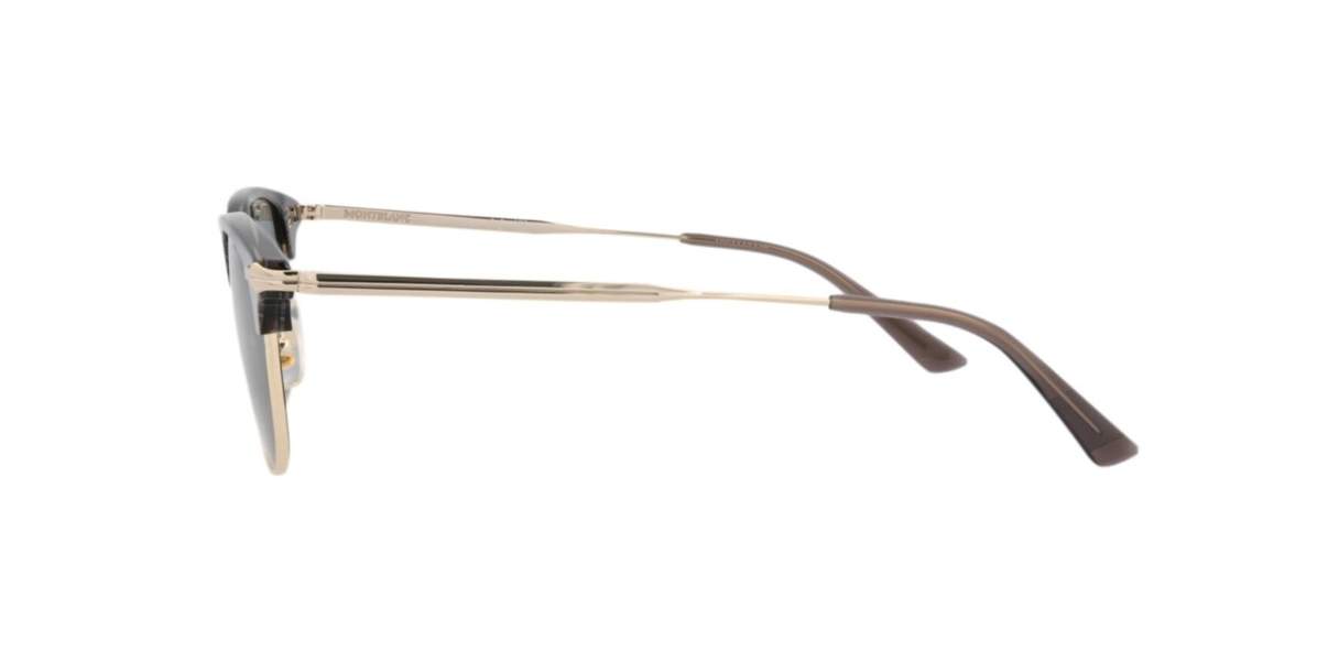 Montblanc Square-Frame Metal Sunglasses