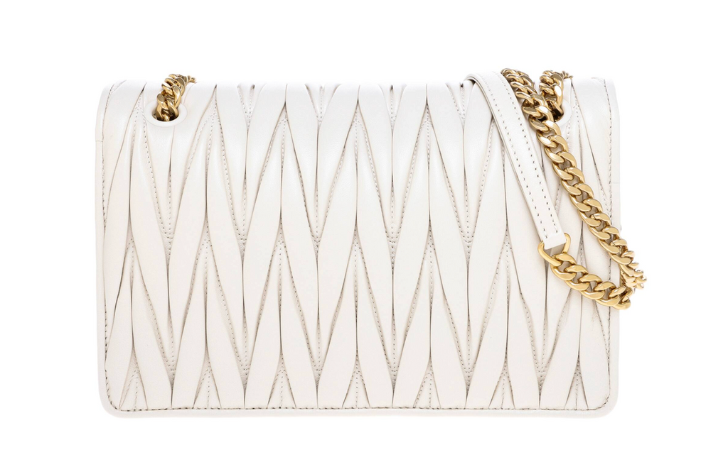 Miu Miu Matelassé Chain Shoulder Bag