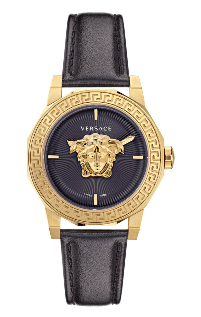 Versace Medusa Deco Leather Watch