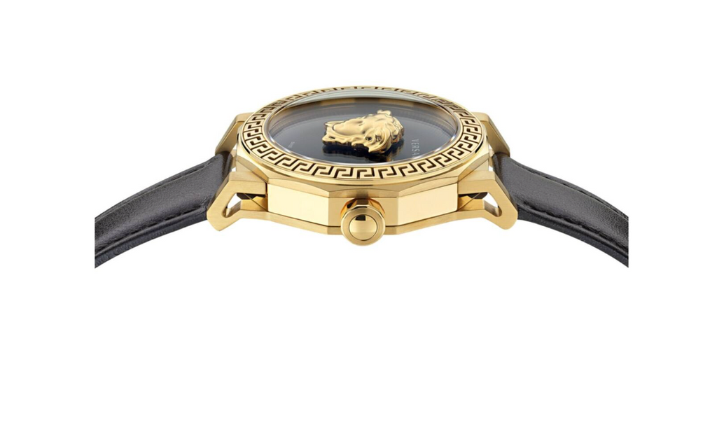 Versace Medusa Deco Leather Watch