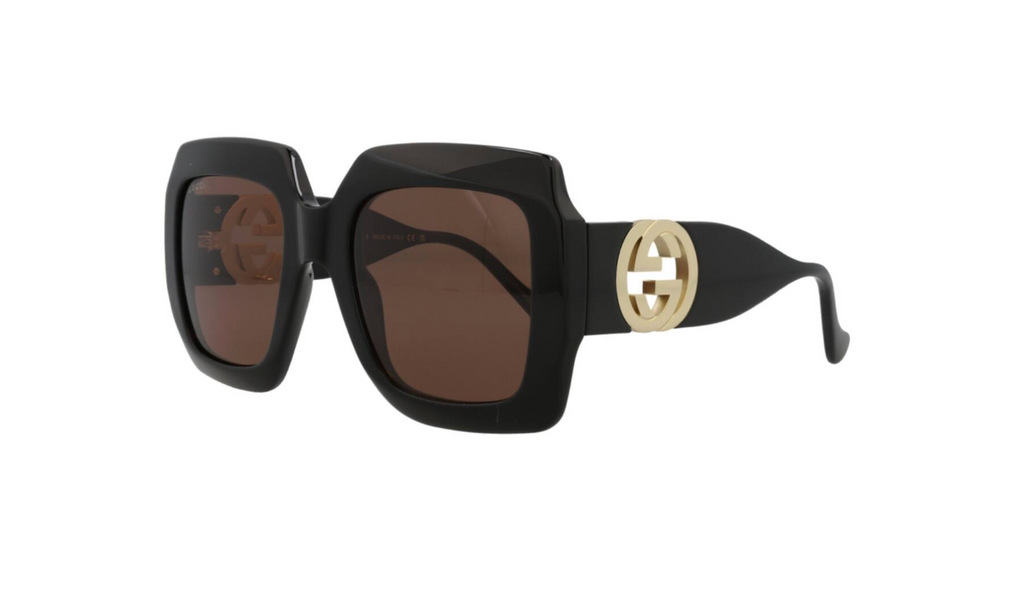 Gucci Square-Frame Injection Sunglasses