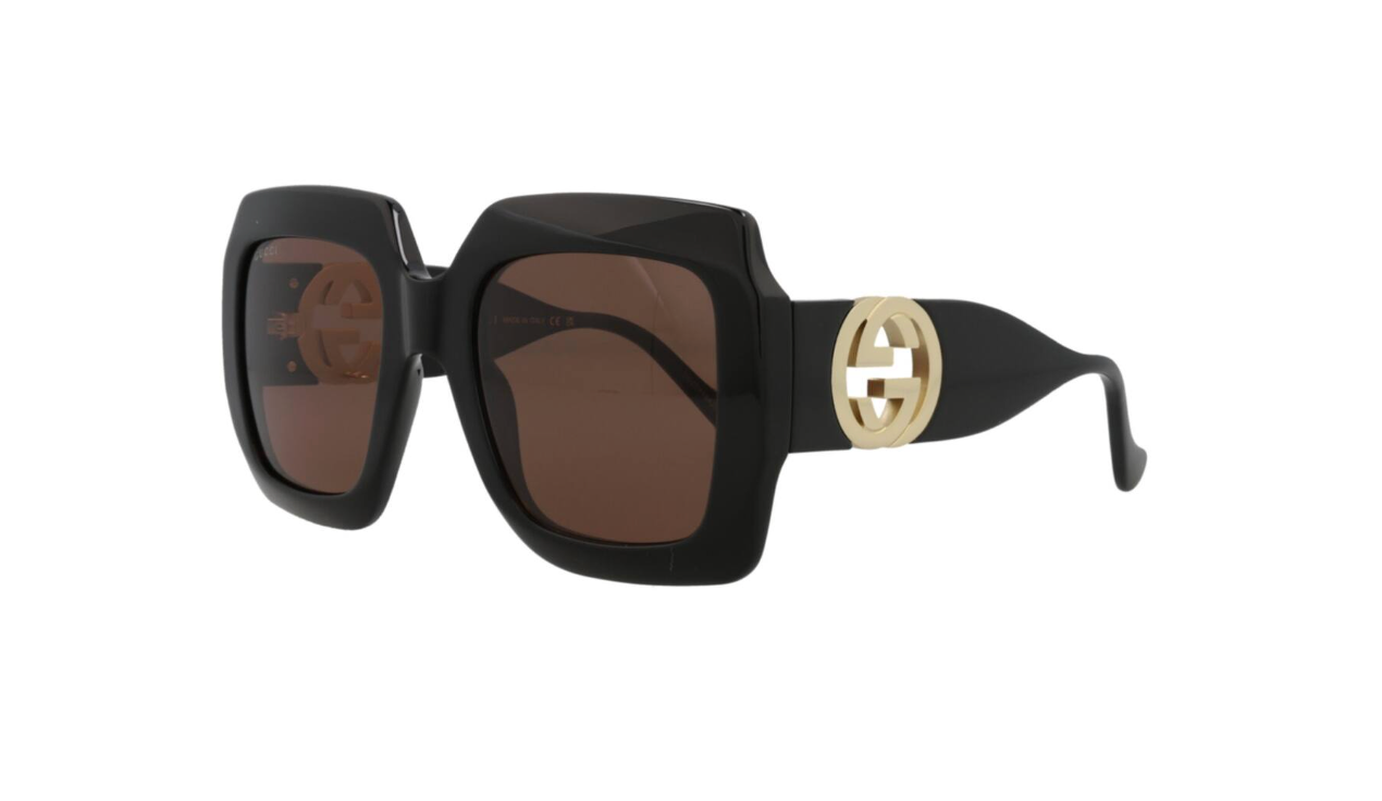 Gucci Square-Frame Injection Sunglasses